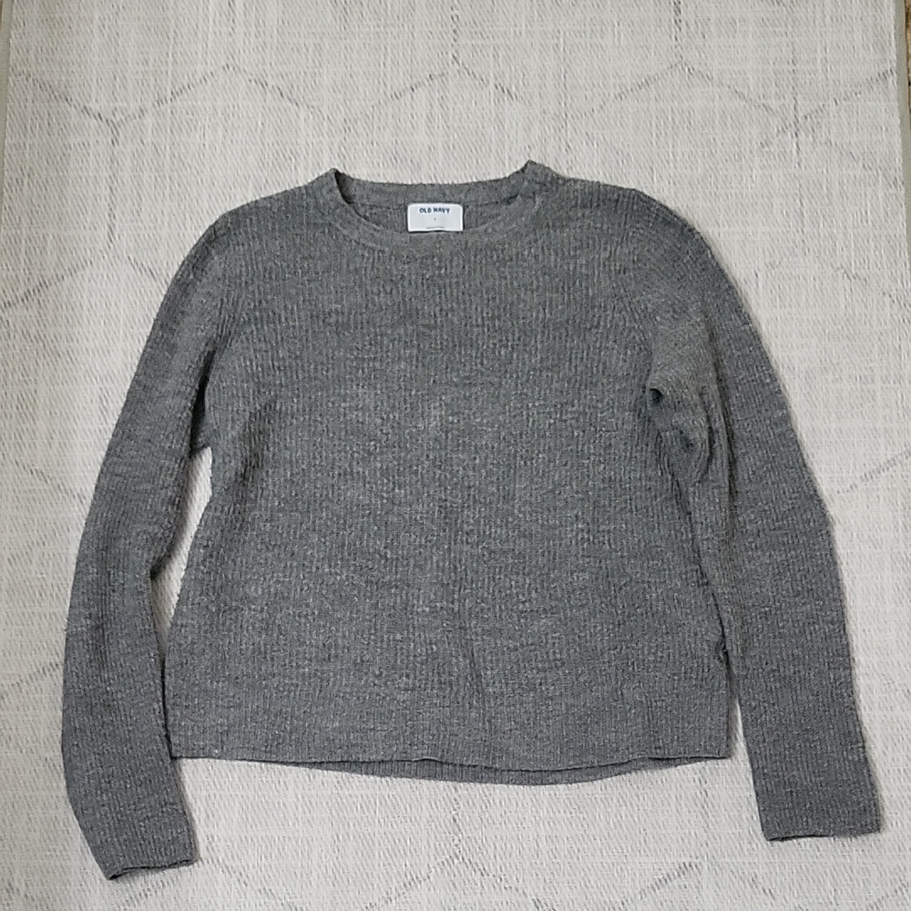 Old Navy Gray Knit Sweater